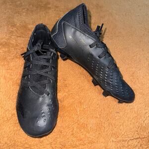 Adidas Predator Accuracy.3 FG J Youth Soccer Cleats | Size 2.5Y | Core Black
